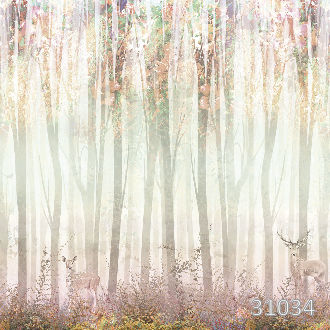 Beautiful Forest melrose pink gradient