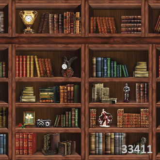 Стеллаж с книгами