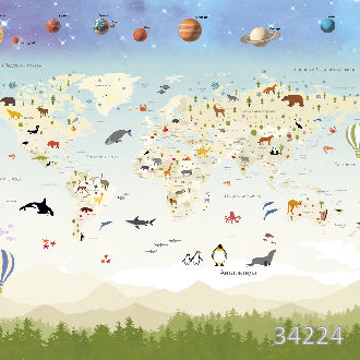 Карта с планетами