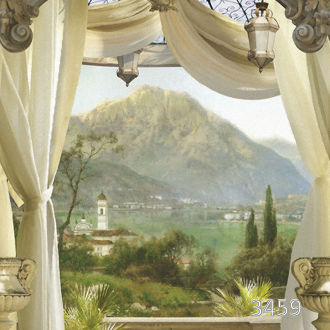 Арка с видом на горы