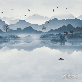 Горы в сумерках