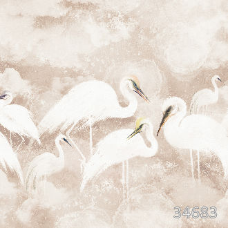 Цапли в облаках