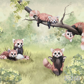 Веселые панды